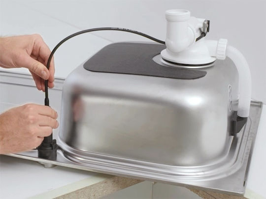 Grohe K 700 Ένθετος Νεροχύτης Inox Σατινέ Μ86xΠ46cm Ασημί
