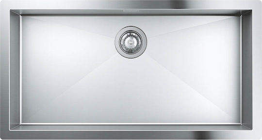 Grohe K 700 Chiuvetă De Bucătărie Drop-In Inox Neted (Finisaj Satinat) L86xL46cm Argintie Grohe K 700 Chiuvetă De Bucătărie Drop-In Inox Neted (Finisaj Satinat) L86xL46cm Argintie
