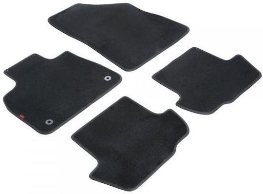 Lampa Set of Front and Rear Mats 4pcs for Citroen DS5 2018+ Black