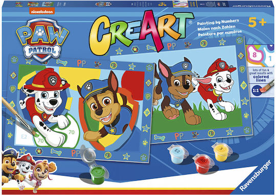 Ravensburger Ζωγραφική Paw Patrol για Παιδιά 5+ Ετών