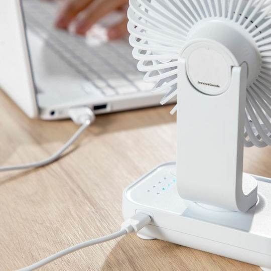 InnovaGoods USB Fan 5W White V0103855