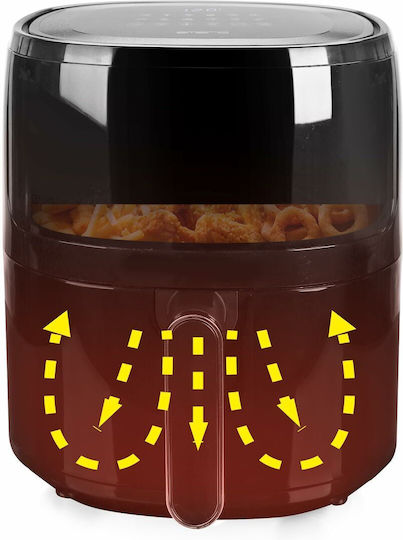 Emerio Heißluftfritteuse mit Wi-Fi 5Es Schwarz AF129329.3