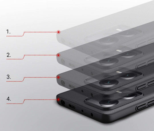 Nillkin Super Frosted Back Cover Plastic Black (Xiaomi Note 12 Pro+ 5G)