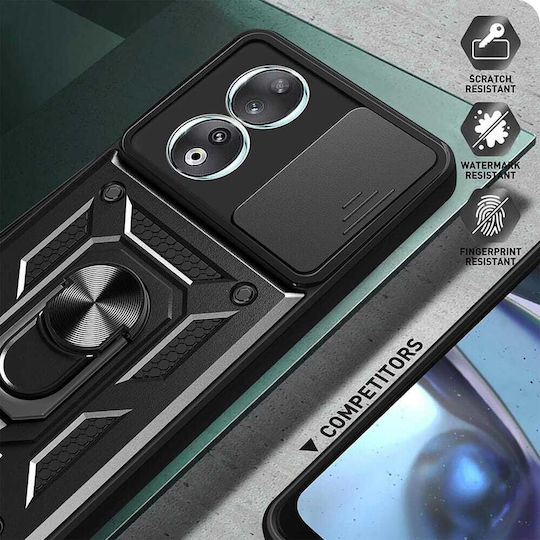 Techsuit Shield Back Cover Πλαστικό / Σιλικόνης Μαύρο (Honor 90 - OEM)
