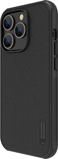Nillkin Super Frosted Shield Pro Задна корица Пластмаса Черен (iPhone 14 Pro)