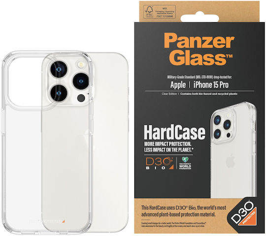 PanzerGlass Hard Umschlag Rückseite Kunststoff Transparent (iPhone 15 Pro) 1173