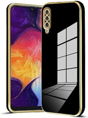 Bodycell Plated Umschlag Rückseite Silikon Gold (Galaxy A50)