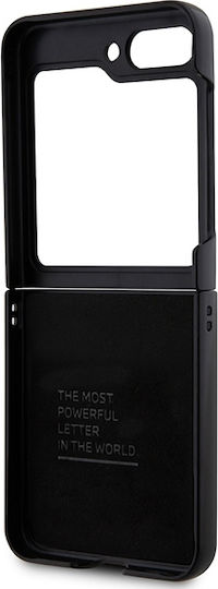 BMW Back Cover Δερμάτινο Μαύρο (Galaxy Z Flip5)