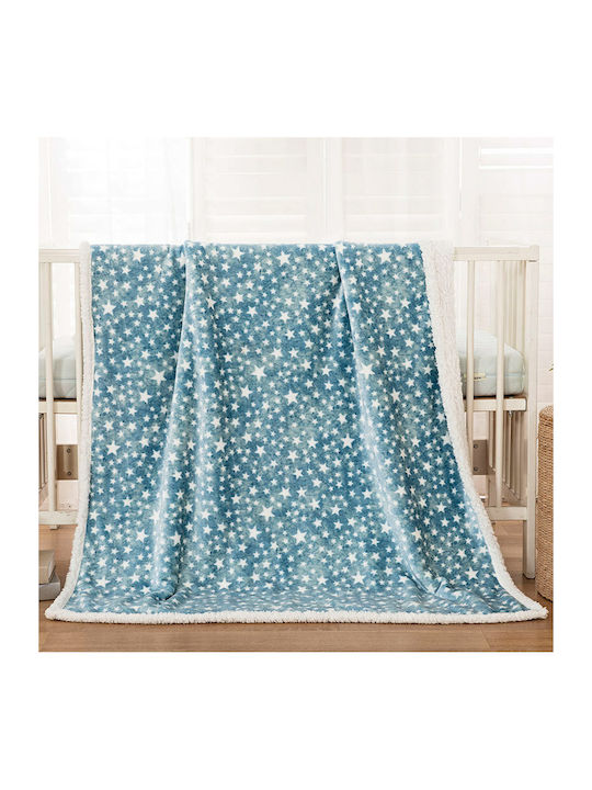 Beauty Home Star Κουβερτοπάπλωμα Γαλάζιο 80x110cm 5136-80X110-σιέλ