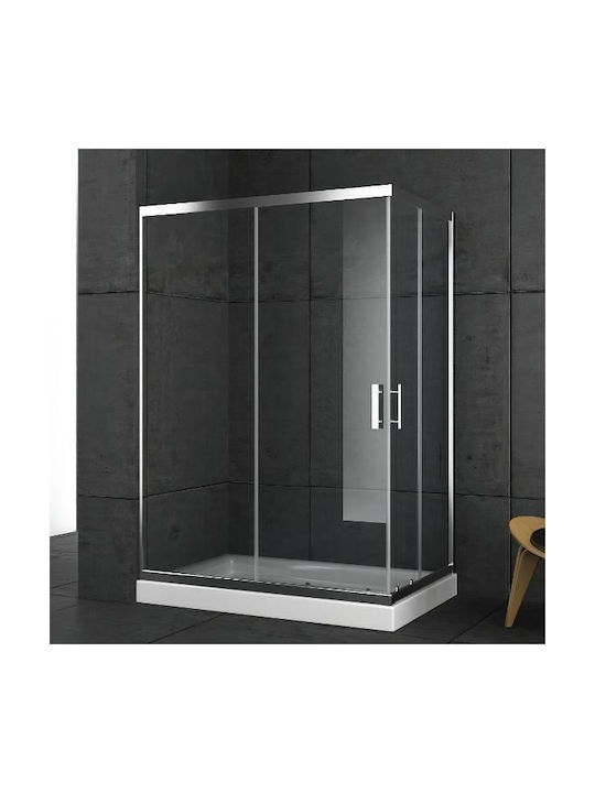 Orabella Stardust Easy Fix 30156 Cabin for Shower with Sliding Door 70x140x190cm Clear Glass Chrome