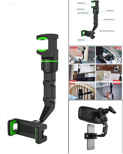 Wolulu As-50478 Multifunction Universal Car Rearview Mirror Phone Holder