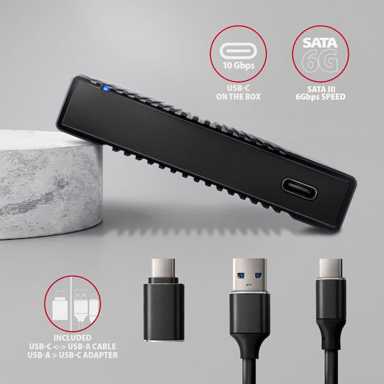 Axagon Θήκη για Σκληρό Δίσκο 2.5" SATA III με σύνδεση USB 3.2