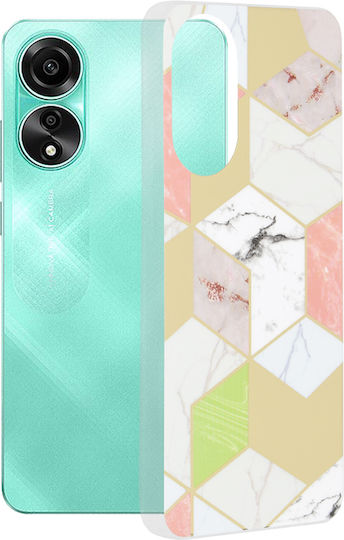 Techsuit Marble Задна корица Силикон Лилав (Oppo A78 4G - Oppo)