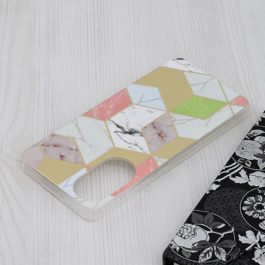 Techsuit Marble Задна корица Силикон Лилав (Oppo A78 4G - Oppo)