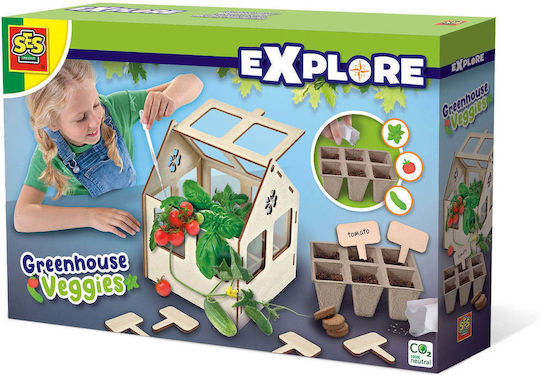 Ses Creative Construction Toy Vegetable Greenhouse for Children 5+ years+ Years
