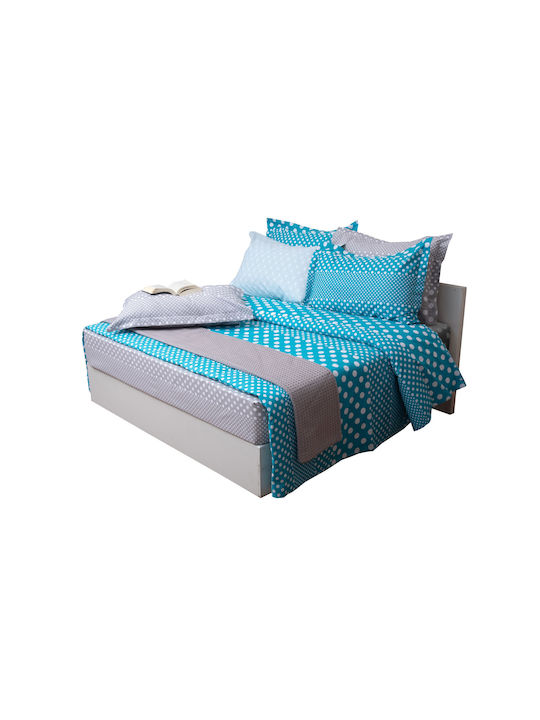 Anna Riska Mix & Match Baby Quilt Baumwolle 36 Petrol 110x150cm