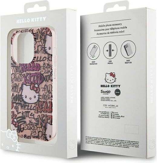 Hello Kitty Задна корица Пластмаса Розов (iPhone 13 Pro)