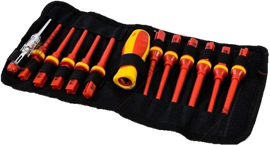 Topmaster Topmaster Electrician Screwdriver Set 13 Pieces 1000V