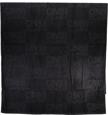 Cavalli Class Men's Beach Towel Black Qxh01irxl03_ne05051