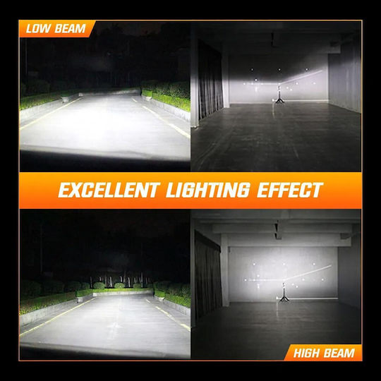 H7 LED Car Lamps Cool White 72W 2pcs A315-S4-H7