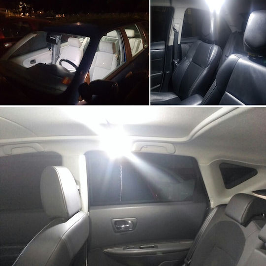 Panel 1 Led 12v T10 Sv8.5 T4w Ba9s C5w W5w Canbus 950lm 1 Pc