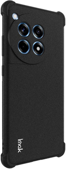 Imak Straight Edge Umschlag Rückseite Silikon Schwarz (OnePlus 12R)