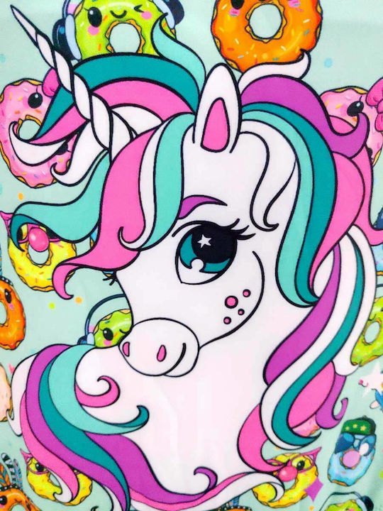 Blumiger Einteiler-Badeanzug für Kinder mit Rüschen und Einhorn-Designs