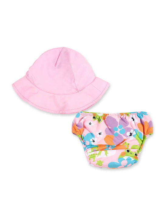 Swimwear Diaper & Sunhat Upf50+ Tuc Tuc 11368691 Pink