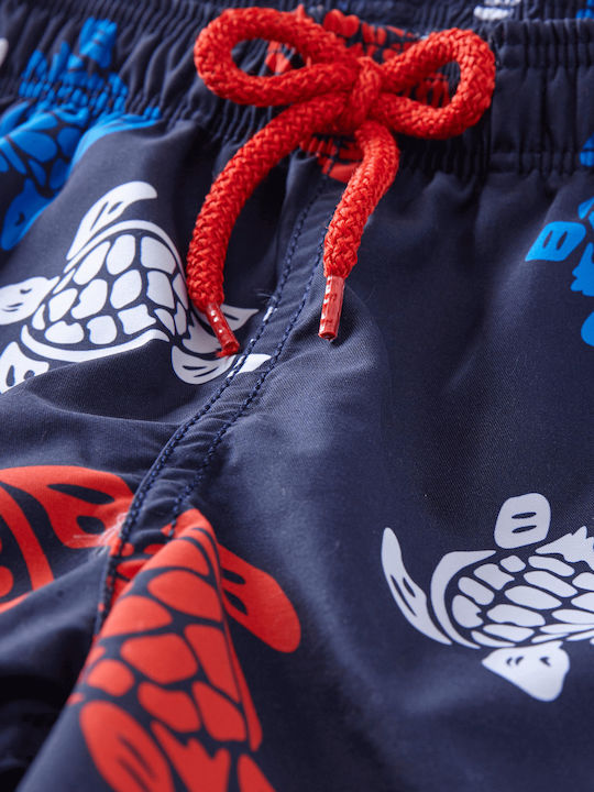 Vilebrequin Boys Ronde Des Tortues Swim Shorts Marine Blue