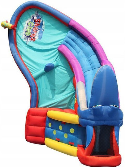 Happy Hop Aufblasbares Sharks Club mit Trampolin & Rutsche für 3+ Jahre