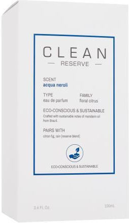 Clean Beauty Acqua Neroli Eau de Parfum 100ml