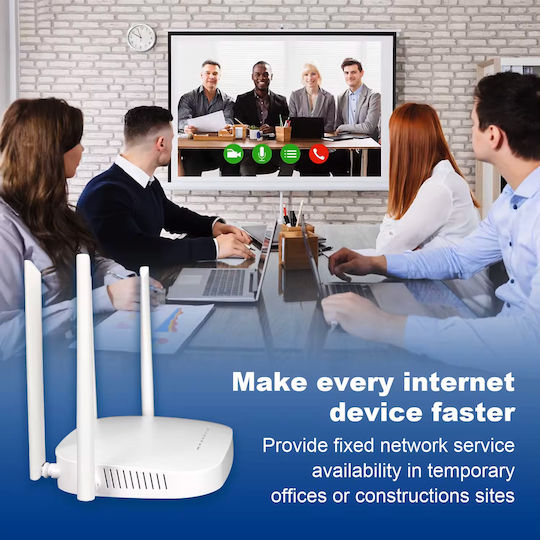 Suncomm G4304K Drahtlos 4G Wi‑Fi 4 mit 3 Anschlüssen Ethernet