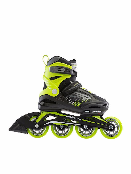 Rollerblade Αυξομειούμενα Πατίνια Blade Runner Phoenix Μαύρο Πράσινο Rollerblade Αυξομειούμενα Πατίνια Blade Runner Phoenix Μαύρο Πράσινο