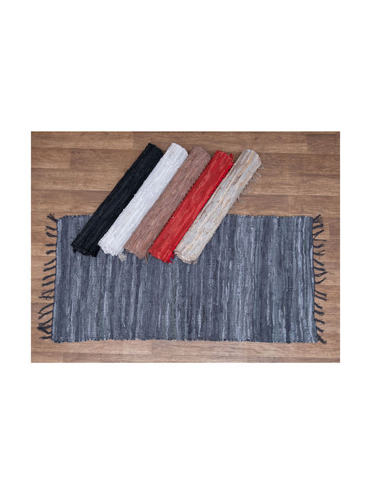 Viopros Rug Fireplace Rectangular Leather Ecru