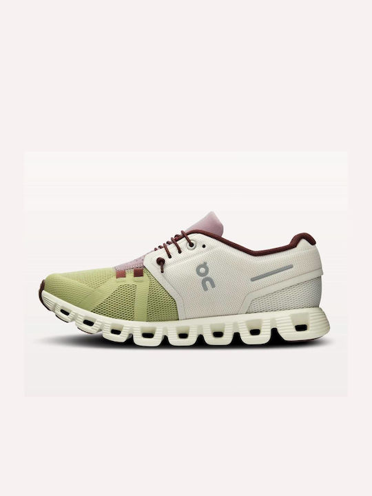 Cloud 5 Γυναικεία Sneakers Beige / Green