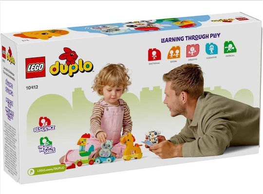 LEGO Trenul cu Animale Duplo pentru 1.5+ Ani 19 Bucăți