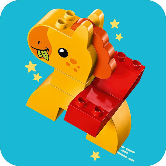 LEGO Trenul cu Animale Duplo pentru 1.5+ Ani 19 Bucăți