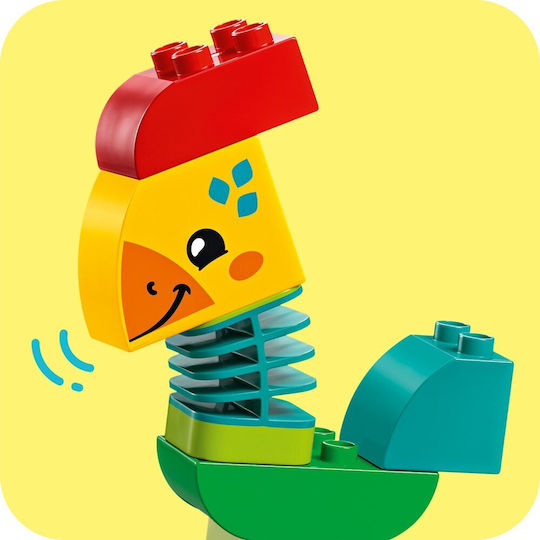 LEGO Trenul cu Animale Duplo pentru 1.5+ Ani 19 Bucăți