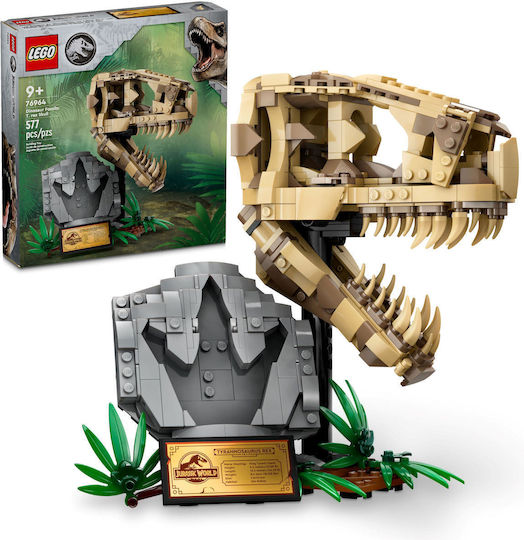 LEGO Jurassic World Dinosaur Fossils T Rex Skull for Ages 9+