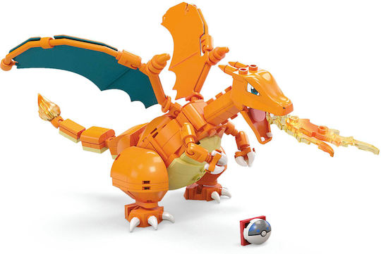 Mega Bloks Building Blocks Charizard Construction Toys for 8+ Years 222 Pieces