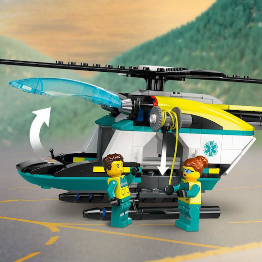 LEGO City Emergency Rescue Хеликоптер за 6+ Години 226 Бройки