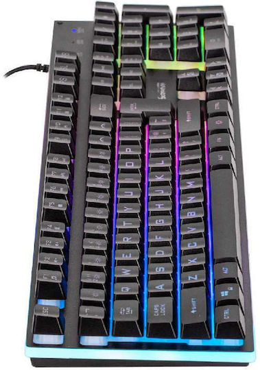 K604 Gaming Πληκτρολόγιο με RGB φωτισμό (Αγγλικό US)