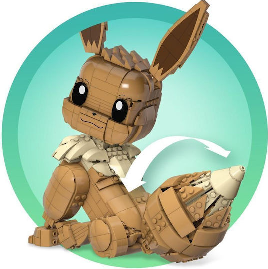 Mega Bloks Building Blocks Mega Construx Pokémon Eevee Jumbo For 10+ Years 824 Pieces