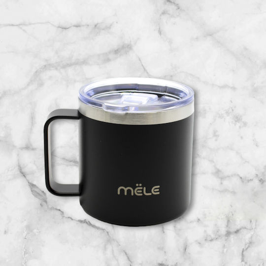 Mele Ποτήρι Θερμός 420ml Μαύρο