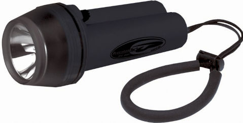 Princeton Taschenlampe LED mit maximaler Helligkeit 49lm Schwarz