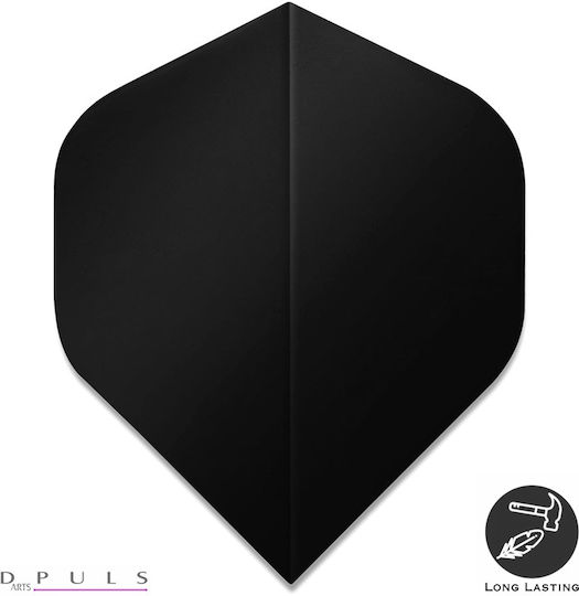 Dpuls Long Lasting Flights Sll100 Black Feathers for Darts
