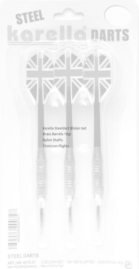Karella Steeldart Blister-Set 3 Βελάκια για Στόχο