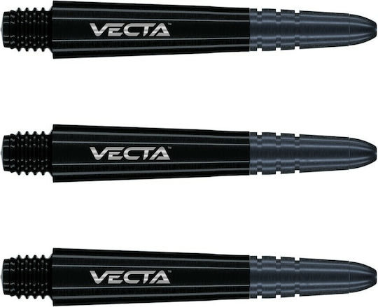 Winmau Vecta Black Short Stems Στελέχος για Βελάκια