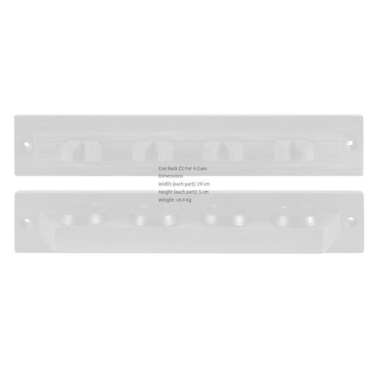 Nir Italia Cue Rack Z2 For 4 Cues Стенна закачалка за билярдни щеки 1бр 17030
