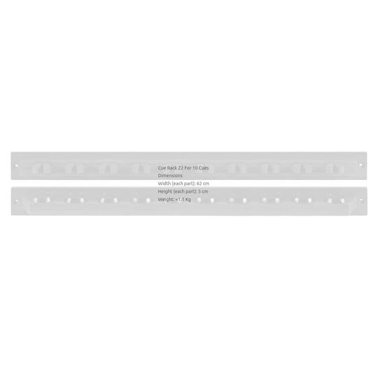 Nir Italia Cue Rack Suport de Perete pentru Tac de Biliard 1buc 17032